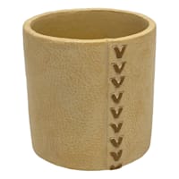 Tracey Boyd Stitched Resin Vase, 5"