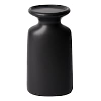 Tracey Boyd Black Ceramic Pillar Candle Holder, 8"