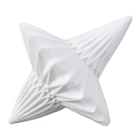 Found & Fable White Origami Design Figurine, 4"