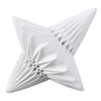 Found & Fable White Origami Design Figurine, 5"