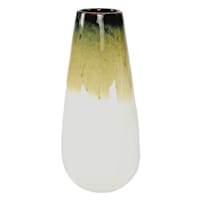Found & Fable Brown Reactive Glaze Ceramic Vase, 12"