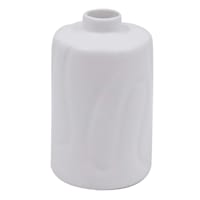 Found & Fable White Ceramic Vase, 5"