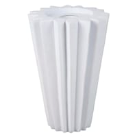 Found & Fable White Origami Design Tealight Candle Holder, 5.5"