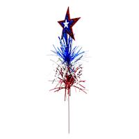 Sunny Club Providence Red, White & Blue Star Pick, 16"