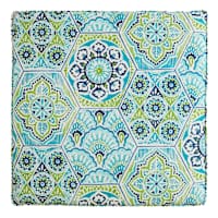 Calista Teal Outdoor Deep Seat Cushion