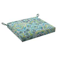 Calista Teal Outdoor Square Seat Cushion