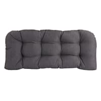 Crosby St. Sorvino Ash Premium Outdoor Wicker Settee Cushion