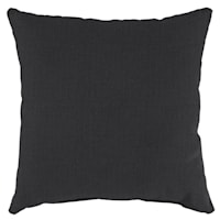 Crosby St. Sorvino Ash Premium Square Outdoor Throw Pillow, 16"