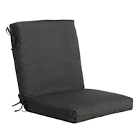 Crosby St. Sorvino Ash Premium Outdoor Hinged Cushion