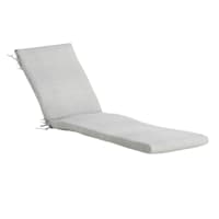 Tahiti Silver Outdoor Chaise Lounge Cushion