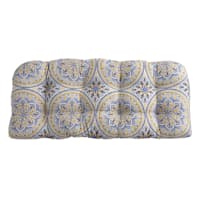 Castille Multicolor Outdoor Wicker Settee Cushion