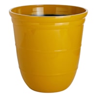 Honeybloom Ares Orange Outdoor Planter, Medium
