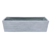 Riverside White Outdoor Planter, Large