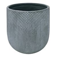 Bingham Jar Brown Fiber Clay Outdoor Planter, Large