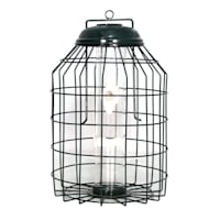 Green Squirrel Cage Bird Feeder, 14.5"
