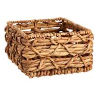 Found & Fable Kai Rectangle X Weave Storage Basket, Medium