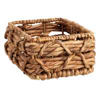 Found & Fable Kai Rectangle X Weave Storage Basket, Small