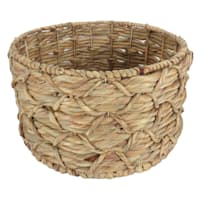 Found & Fable Kai Round X Weave Storage Basket, Small