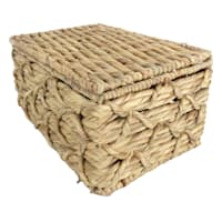 Found & Fable Kai Triple X Twist Lidded Storage Basket, Medium