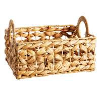 Providence Melia Flower Weave Storage Basket with Handles, Medium