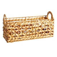 Providence Melia Single Tank Woven Flower Storage Basket with Handle