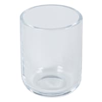 Found & Fable Jasper Clear Glass Tumbler, 4"