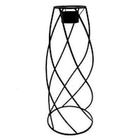 Swirled Metal Gazing Ball Garden Stand, 21"