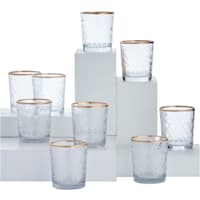 Willow Crossley Set of 9 Glass Tealight Candle Holders