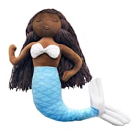 Tiny Dreamers Mermaid Aqua Plush Pillow, 5x15