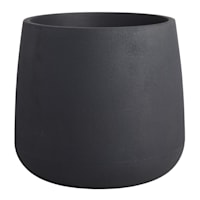 Japi Black Bios Outdoor Planter, Medium