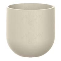 Japi Rustic Sandstone Cask Outdoor Planter, Medium