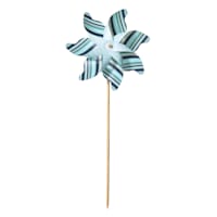 Ty Pennington Blue Striped Whirligig, 41"