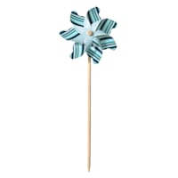 Ty Pennington Blue Striped Whirligig, 19"