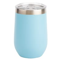 Light Blue Wine Tumbler, 14oz