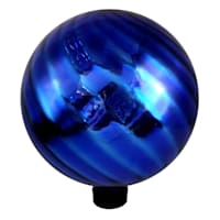 Blue Swirled Garden Gazing Ball, 10"