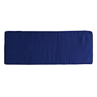 Navy Blue Canvas Outdoor Bench Cushion