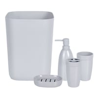 Tiny Dreamers 5-Piece Grey Bath Accessory Set