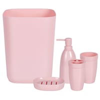 Tiny Dreamers 5-Piece Pink Bath Accessory Set