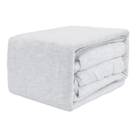 4-Piece Light Grey Jersey Sheet Set, King