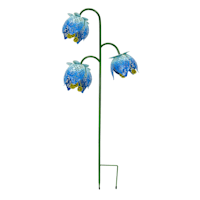 Bluebells Decorative Flower Yard Stake, 35"