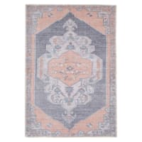 Amelie Coral Washable Accent Rug, 2x3