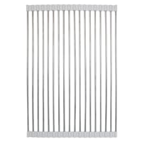 Over The Sink Roll Up Drying Rack, Grey
