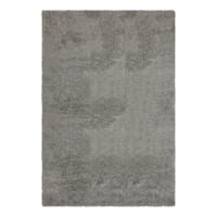(C193) Kodiak Grey Shag Area Rug, 6x9