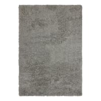 (C193) Kodiak Grey Shag Area Rug, 5x7