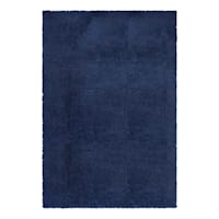 (C194) Kodiak Navy Blue Shag Area Rug, 6x9