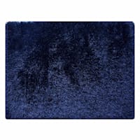(C196) Eve Blue Shag Area Rug, 6x9