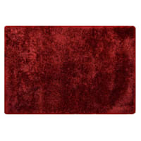 (C197) Eve Red Shag Accent Rug, 3x5