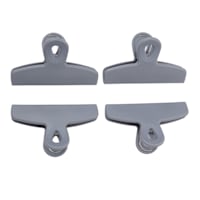 4-Piece Bag Clip Set, Grey