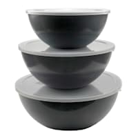 6-Piece Mixing Bowl & Lid Set, Grey