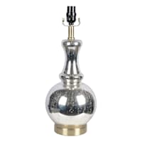 Providence Mercury Glass Tiered Medium Table Lamp Base, 19"